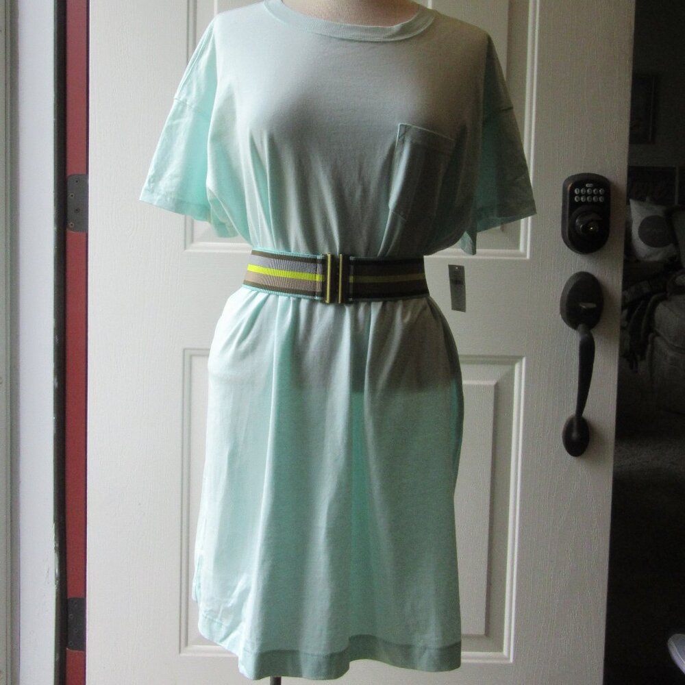 NWT Mint Green Old Navy Short Sleeve Cotton Tshirt Dress Size L